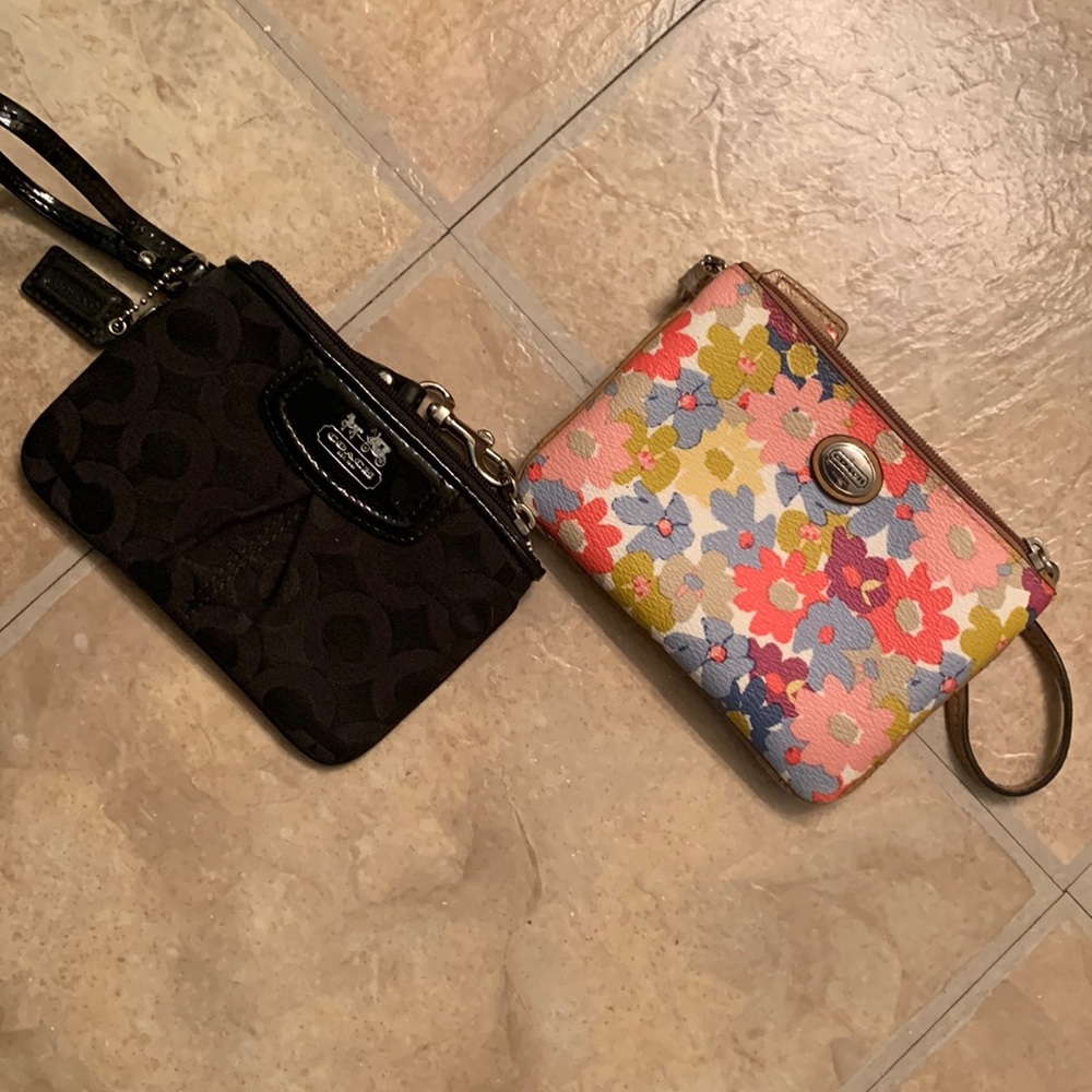 Coach wristlets